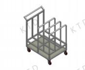 Quality Aluminum Tubes Vertical Industrial Trolley Trucks SUS304 201 Material wholesale