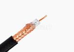 60% Braiding Coverage Indoor Coaxial CCTV Cable , RG6 Bare Copper Coaxial Cable