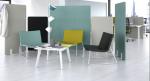 Polyer Fiber Beautiful Removable Acoustic Office Dividers Space Room Acoustic