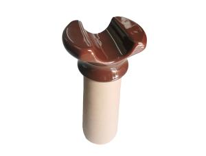 Quality Customerized transmission line post porcelain insulator 11KV / no glaze body wholesale