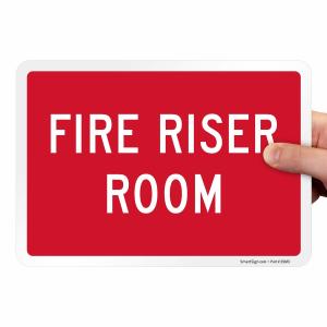 Quality Glow In The Dark Photoluminescent Fire Signs Safety Riser Room wholesale