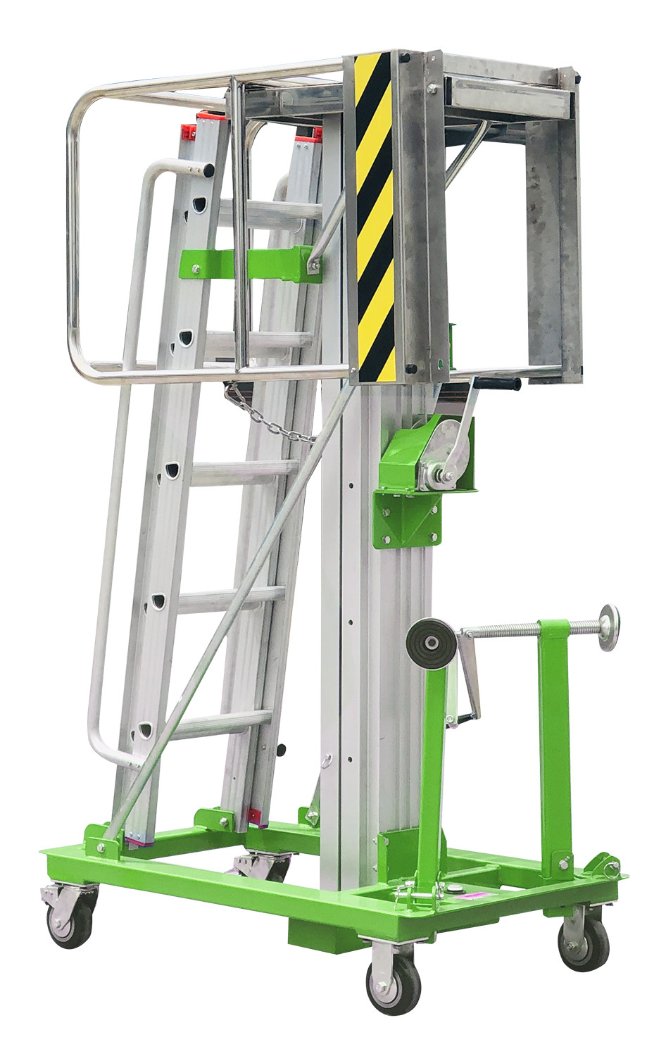 Ce Certified Hand Winch Elevating Lift with 3.2m Platform Height