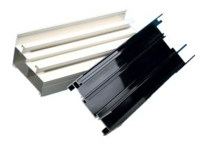 Quality Customized Frame Colors Powder Coated Aluminium Extrusions For Glass Casement Windows wholesale