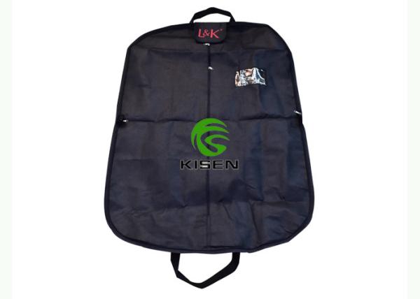 Personalised Cloth Zippered Garment Bags Breathable For Travel Silk Screen