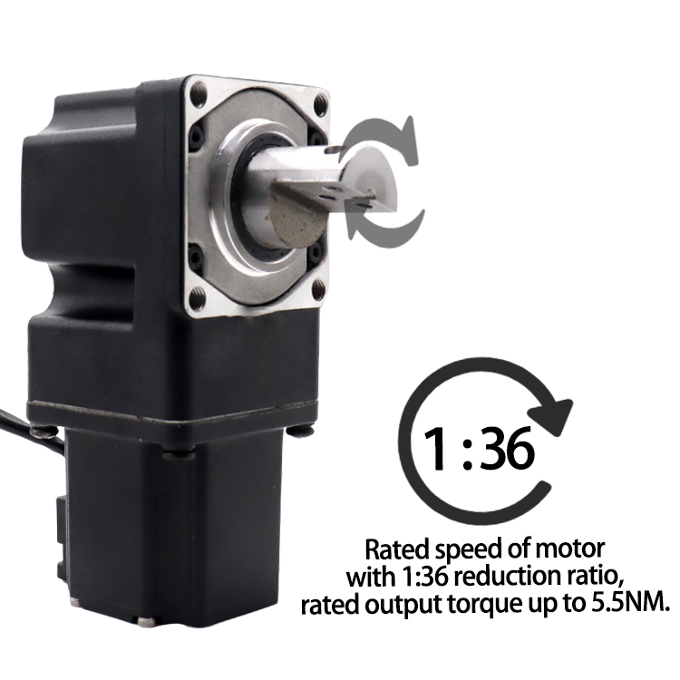 1800rpm 40W Brushless Servo Motor IE2 24 Volt Servo Motor