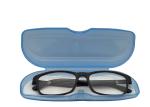 Fashion Clear Plastic Eyeglass Case , Hard Plastic Sunglasses Case