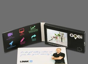 Quality Super Definition LCD Video Greeting Cards Printable Design With MP3 / MP4 Player wholesale