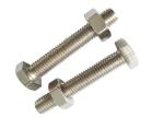 Grey Metric / Imperial Hex Nut Bolt Stainless Steel Polishing DIN 934 / 933