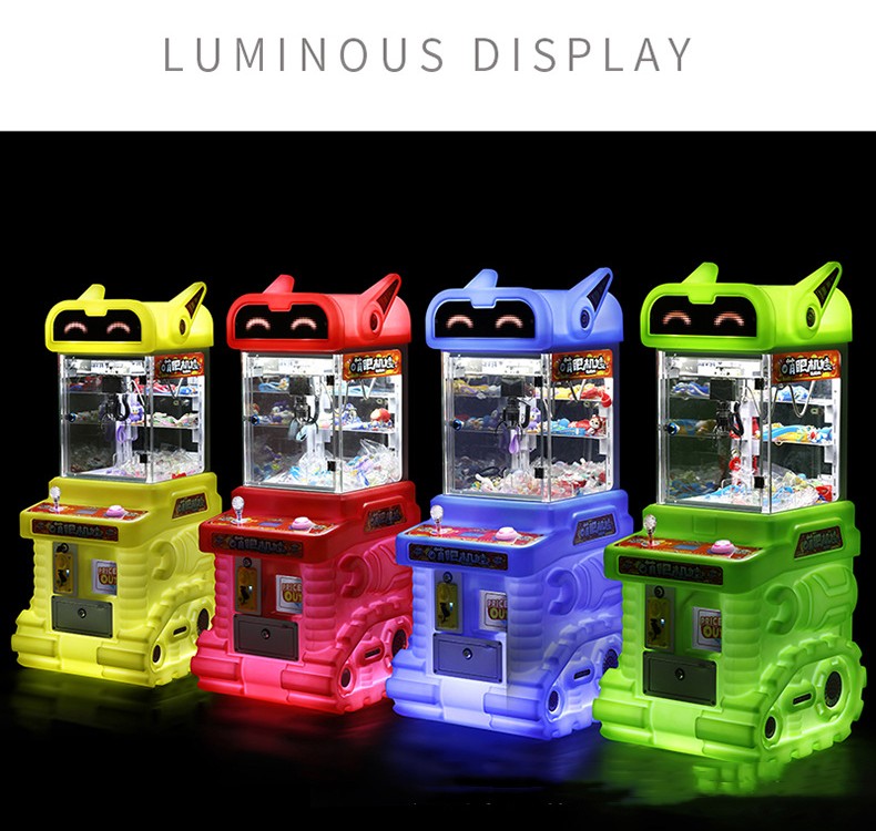 Amusement Game Center Super Mini Claw Machine Coin Operated and Compact for Arcade