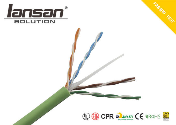 ANATEL UTP Cat6 Lan Cable 23AWG 4 Pairs LSZH BC Al Foil Indoor
