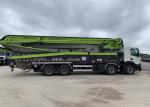 56m Sweden Scania New Concrete Pump Truck , 4 Axle Truck High Safety 180CBM