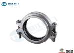 Flexible Grooved Pipe Coupling , 76M Stainless Steel Grooved Pipe Clamps