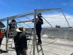 Heavy Duty Industrial Storage Tent For Manufacturing Facilities Emergency
