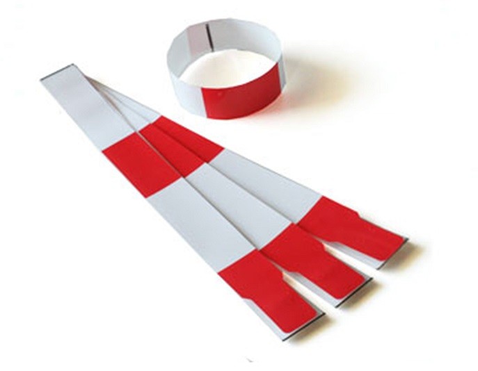 Hospital Patient RFID Access Control Wristbands NFC Tag Bracelet Custom Color