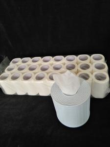 Quality White Virgin Wood Pulp Embossed Pattern Sanitary Toilet Tissue Paper wholesale