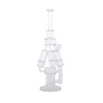 Borosilicate Dry Herb Bubbler SGS Water Pipes Glass Bongs