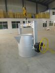 3000KG Capacity Molten Aluminum Transfer Ladles Bottom Pouring Ladles 90C