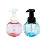 Polygon Empty PET 300ml Foam Pump Bottle Facial Cleaning Packaging Bottle Fast