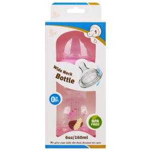 Quality 6oz 160ml Wide Neck Arc Baby Milk Feeding Bottle wholesale