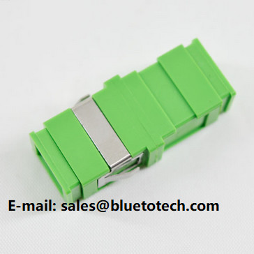 SC APC Flangeless Fiber Optic Adapters For CATV Telecom Network