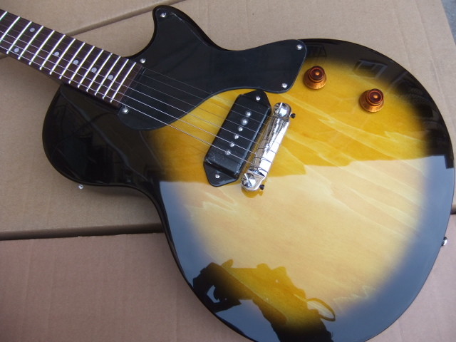 Custom Wholesale Cibson LP Junior Electric Guitar Top Quality In Brown