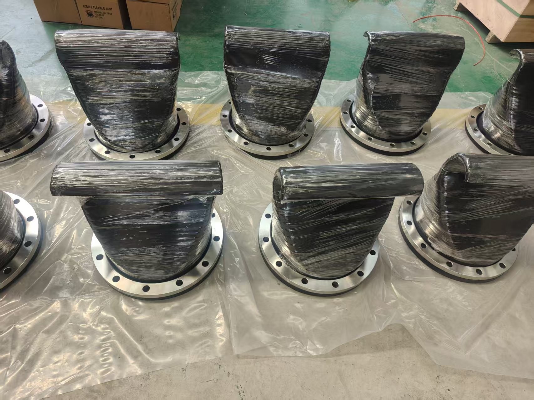 Flanged Rubber Duckbill Check Valve For Flood Control By Acid Media Connection Type