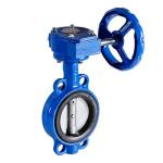 6Inch 150mm Ductile Iron Body NBR Rubber Sleeve Clamp Center Line Butterfly