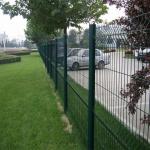 Green Pvc Coated Steel Welded Wire Rolled Garden Fencing School
