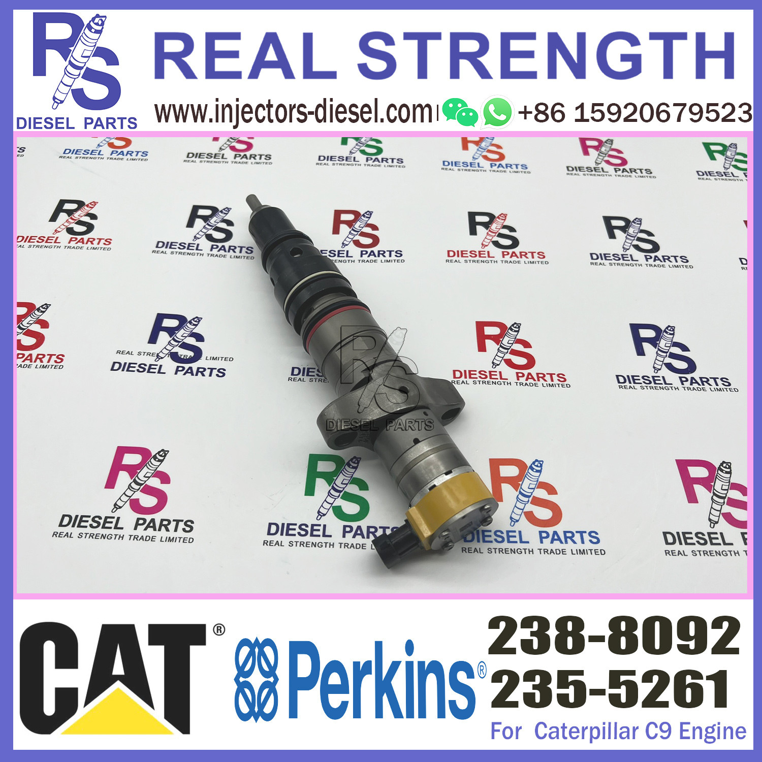242-0857 Common Rail Diesel Injector 267-9722 235-5261 267-3360 238-8092 For Cat C9 Engine