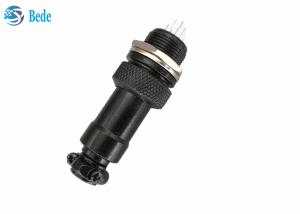 Quality GX 12 Aviation Connector Black Color 5 6 7 Pin M12 Panel Mounting Connectors wholesale