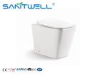 Rimless Free Standing Toilet With Hidden Water Tank , floor standing wc