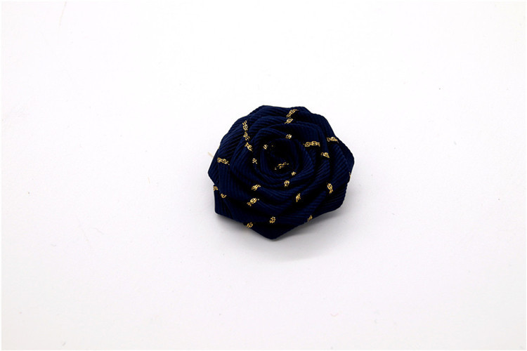 Hand Sintered Edge Flower /girl flower made of satin ribbons/Hand-simulated flower Various colors Fabric, wool