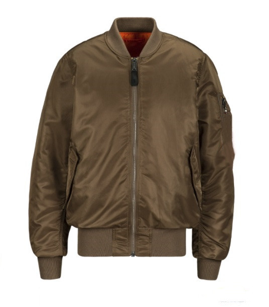Nylon Flight MA-1 Bomber Jacket Military Garments Reversible