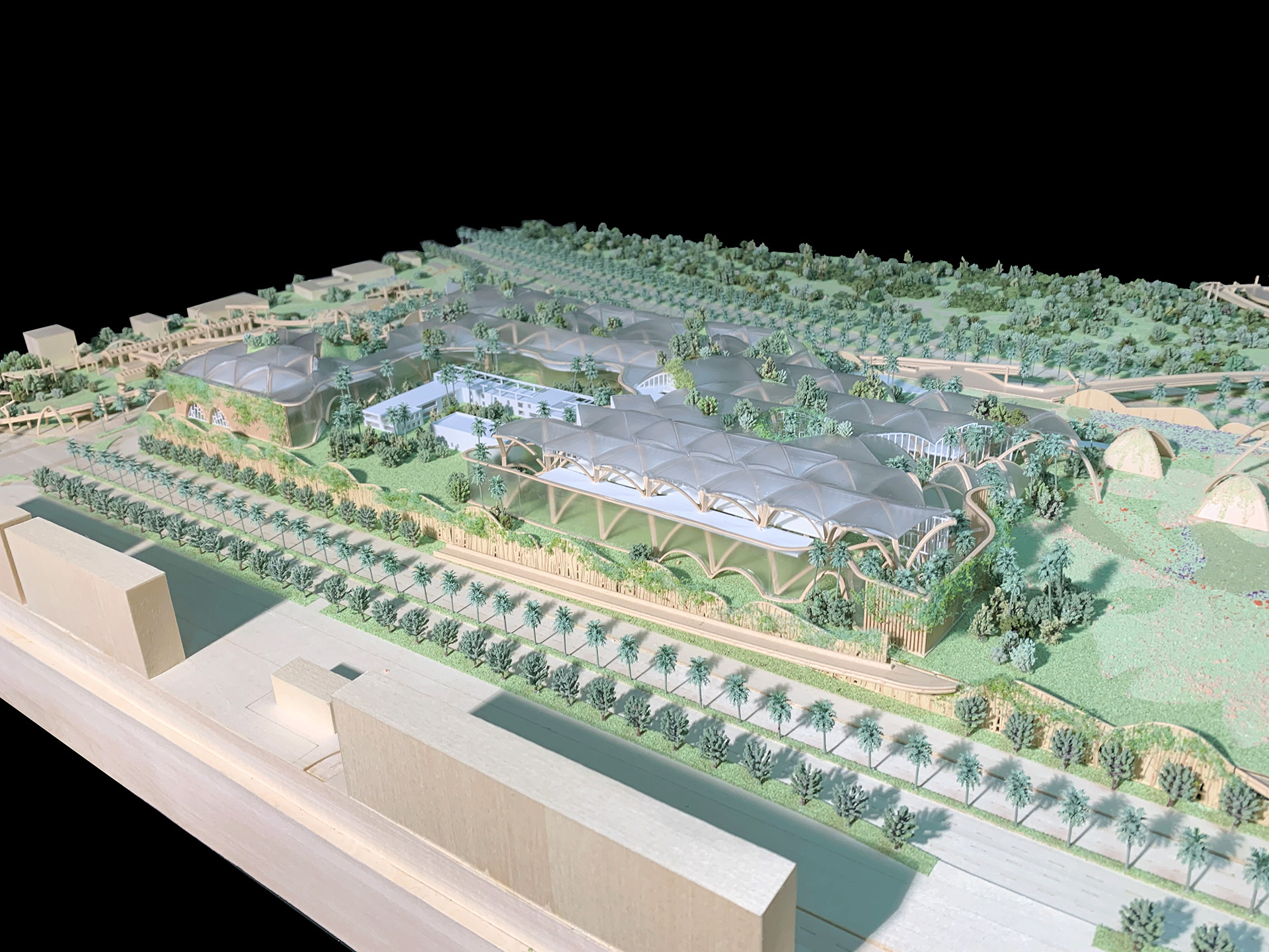 EMBT Natural Architectural Landscape Model Maker 1/500