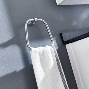 Quality Metal Bathroom Hand Towel Holder Stainless Steel 304 Wall Mounted Satin Polished wholesale