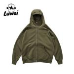 Street Hoody Vintage Plus Size Heavyweight Cotton Polyester Zipper Sublimation
