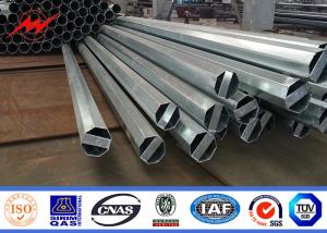 Quality 9 Meter Galvanized Steel Tubular Pole Steel Utility Poles ASTM A123 Standard wholesale