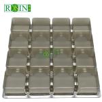16 Cavity Disposable Biscuit Tray Packaging Plastic PP Gold Lightweight