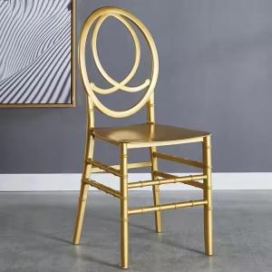 Quality Gold Stacking Banquet Chairs Plastic Banquet Hall Chairs Wholesale wholesale