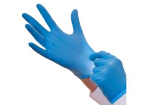 Quality Anti Bacterial Disposable Medical Gloves / Nitrile Exam Gloves For Hospital wholesale