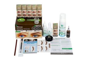Quality Private Label Tattoo Accessories / Tint Complete Henna Brow Kit wholesale