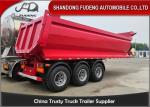25 Cubic Meters 3 Axles Cement Dump Semi Trailer