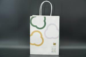 Quality OEM Twisted Handle Paper Bags Printing Bulk Kraft Bags biodegradable wholesale