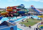 Outdoor Giant Water Slide Tantrum Valley Space Bowl Colorful FRP Slide