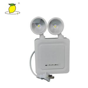 Quality Thermoplastic LED Emergency Twin Spot Light Rechargeable For School wholesale