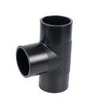 Butt Hot Melt HDPE Pipe Fittings 125 140 160 200 250 110mm Equal Tee
