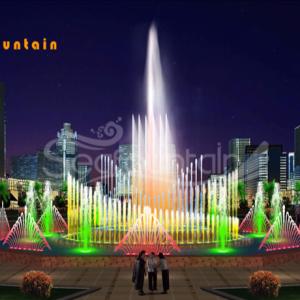 Quality Changeable Lamps Musical Floating Fountain Stainless Outdoor wholesale
