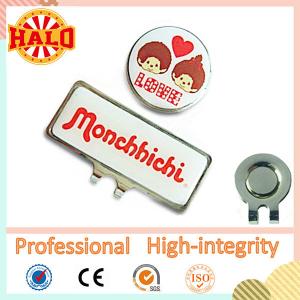 Quality Golf Ball Magnetic Marker with Printing Your Own Logo wholesale