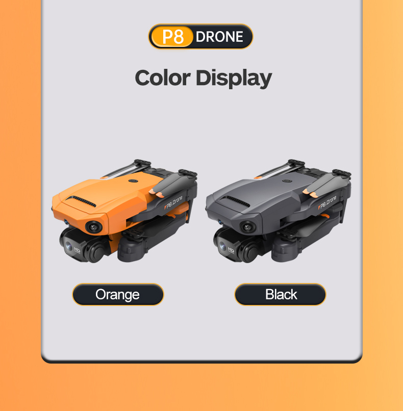 Control Type P8 Drone Dual Esc 4k Hd Camera Foldable Rc Remote Control Quadcopter Photography Wifi Fpv Mini Drones Boy Gifts Toys Vs F189