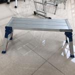Silver Aluminum Hop Up Stool Platform Ladder For Car Washing